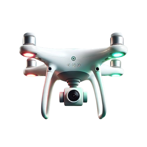 Drone White Cat
